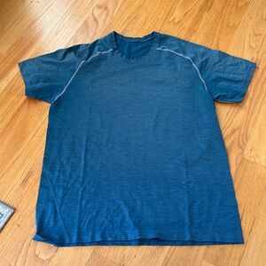 Lululemon Mens Metal Vent Tech Shirt Heather Blue L